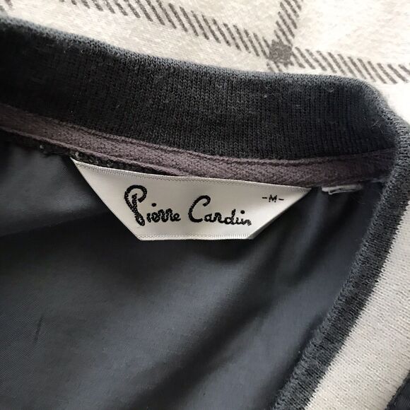 Pierre Cardin Vintage 1980s Gray Short Sleeve V Neck Windbreaker Pullover - M - Picture 7 of 7